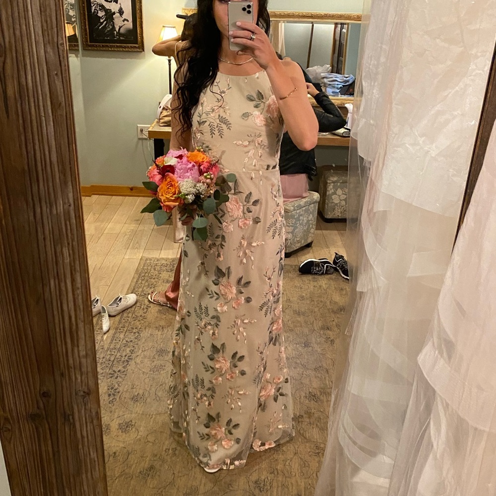 Jenny Yoo embroidered bridesmaid dress